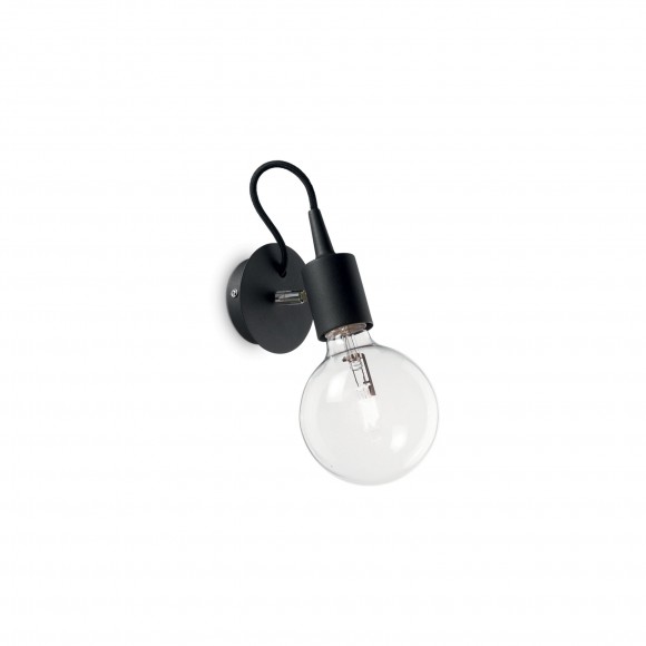 Ideal Lux 148908 fali lámpa Edison 1x60W|E27 - fekete