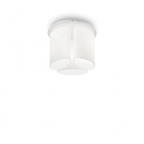 Ideal Lux 159638 mennyezetre szerelhető lámpa Mandula 3x60W|E27 - fehér