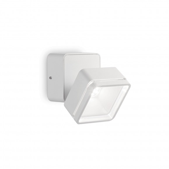 Ideal Lux 172507 LED kültéri fali lámpa Omega Square Bianco 1x7,3W|IP54 - fehér