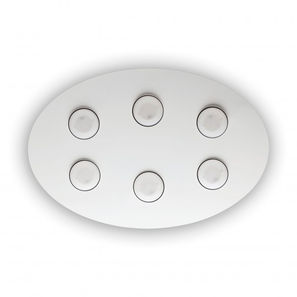 Ideal Lux 175799 mennyezeti lámpa Logos 6x15W|GX53|3000K
