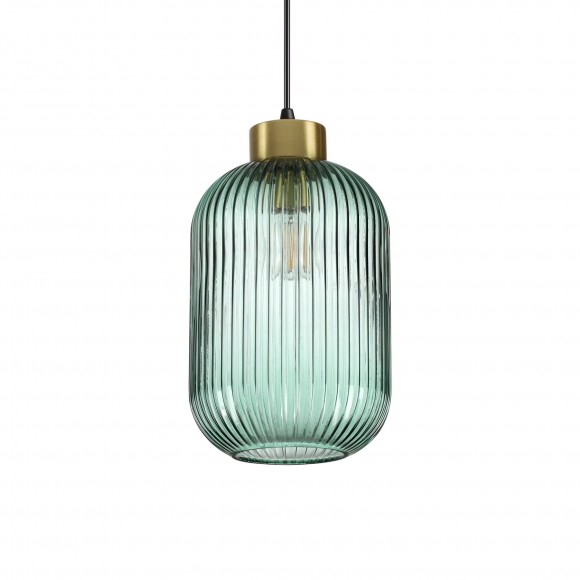 Ideal Lux 237497 mennyezeti függő csillár Mint 1x60W | E27 - zöld füstüveggel