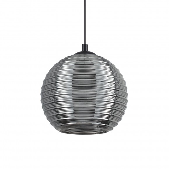 Ideal Lux 241227 mennyezeti függő csillár Riga 1x60W | E27 - füstüveg