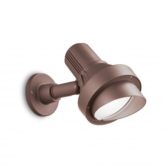 Ideális Lux 247014 kerti fali spotlámpa Terra 1x60W | E27 | IP65 - kávészínű