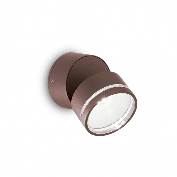Ideal Lux 247069 LED kerti fali lámpa Omega 1x7,3W | 3000K | IP54 - kávészínű
