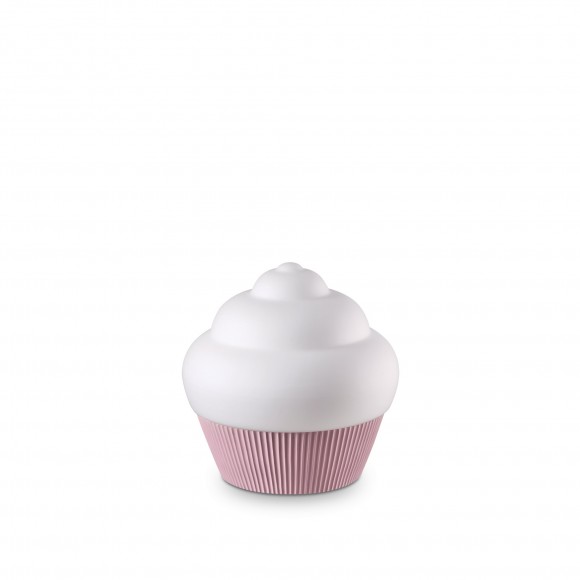 Ideális Lux 248486 asztali lámpa Cupcake small 1x15W | GX54 - rózsaszín alap