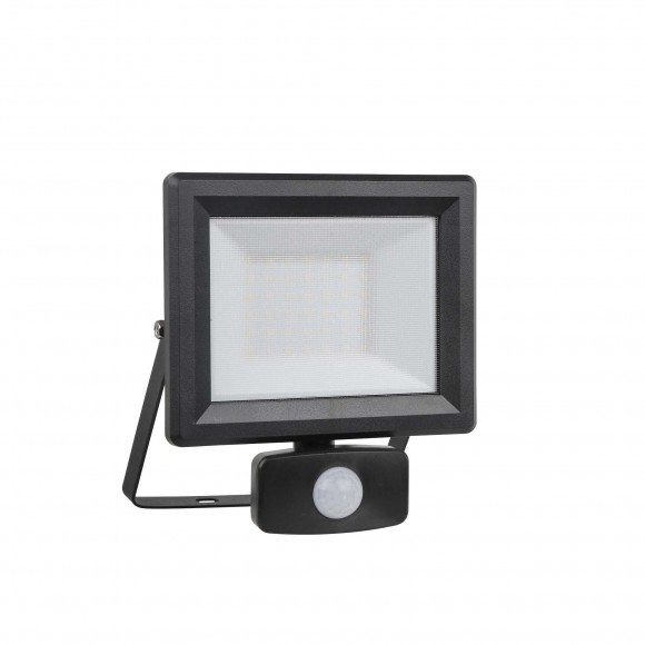 Ideal Lux 251011 LED kültéri reflektor mozgásérzékelővel Flood 1x30W | 2700lm | 4000K | IP65 - fekete
