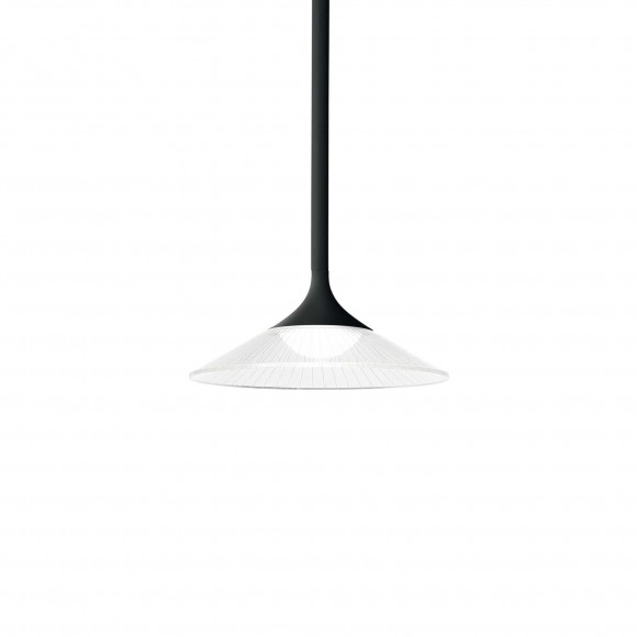 Ideal Lux 256436 LED mennyezeti függőlámpa Tristan 1x5W | 540lm | 3000K - fekete