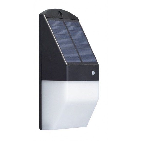 Immax 08436L LED kültéri napelemes lámpa mozgásérzékelővel 25x1,2W | 350lm | 3000-6000K | IP65 - fekete