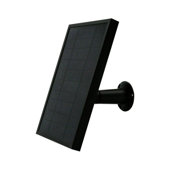 Immax Neo 07723L kültéri fali napelemes panel 1x5W | IP65 - fekete