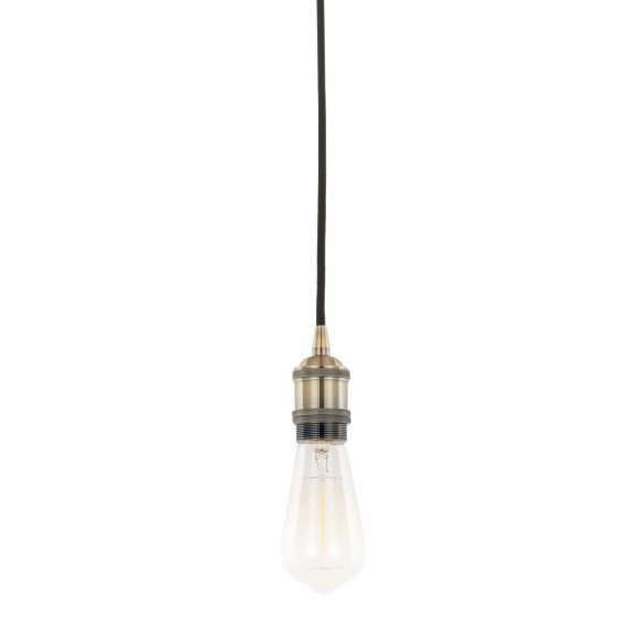 Italux  DS-M-034 ANTIQUE BRASS zsinóros lámpa Atrium 1x60W|E27