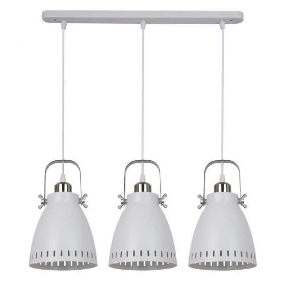 Italux MD-HN8026S-3-WH+S mennyezeti függőlámpa Franklin 1x60W|E27