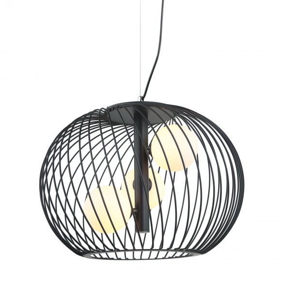 Italux MDM-3843-3 BK mennyezeti függőlámpa Clarisa 3x25W|G9