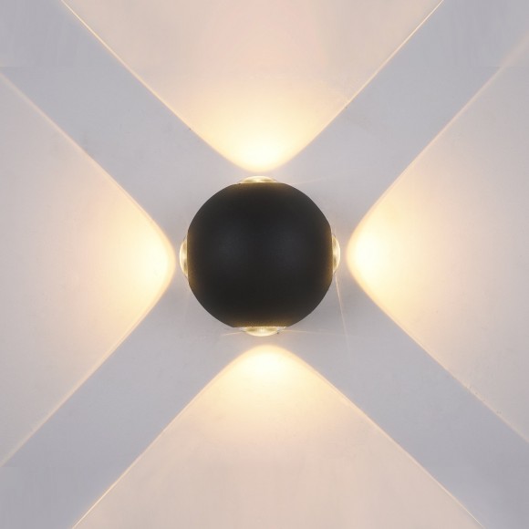 Italux PL-307B LED kültéri fali lámpa Trivento 1x4W|3000K|IP54