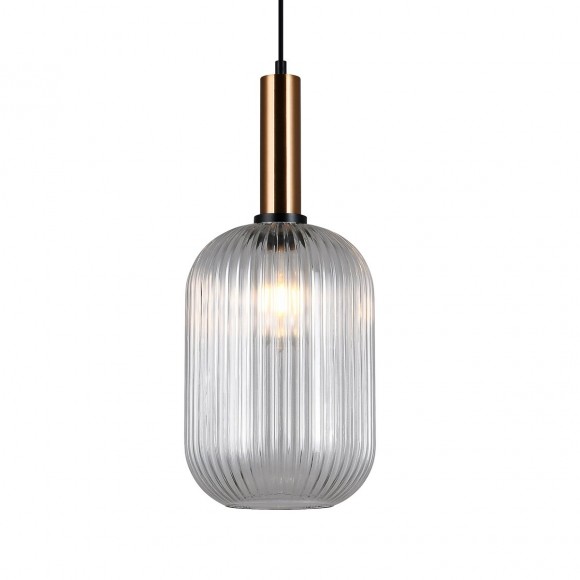 Italux PND-5588-1L-BRO+CL Antiola | 40W E27
