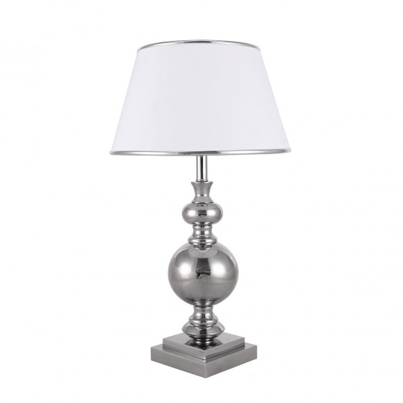 Italux TL-1825-1-CH asztali lámpa Letto 1x60W | E27 - króm, fehér