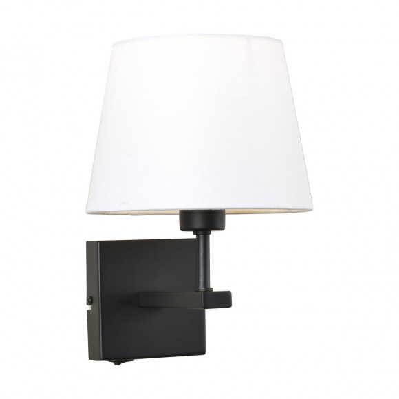 Italux WL-1122-1-A-BM-RO-WH fali lámpa Norte 1x60W | E27 - fekete, fehér