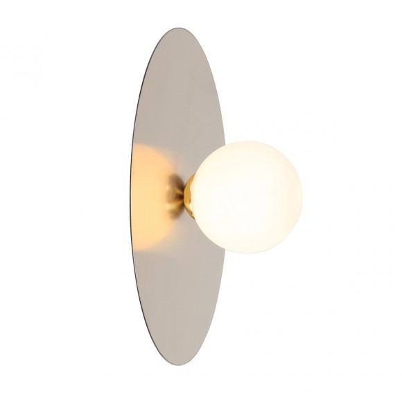 Italux WL-201923-1 fali lámpa Spoletto 1x40W | G9 - aranyszínű, fehér
