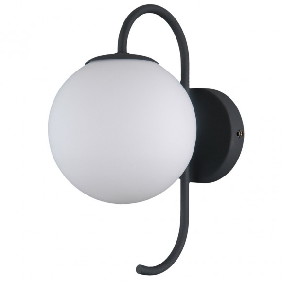Italux WL-5500-1-BK fali lámpa Gela 1x5W | G9 - fekete, fehér