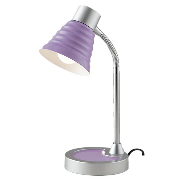 Luce Ambiente Design LDT055LEO-VIOLA asztali lámpa LEO E14 | kapcsolóval