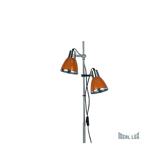 állólámpa Ideal Lux Elvis PT2 2x60W E27 - narancssárga
