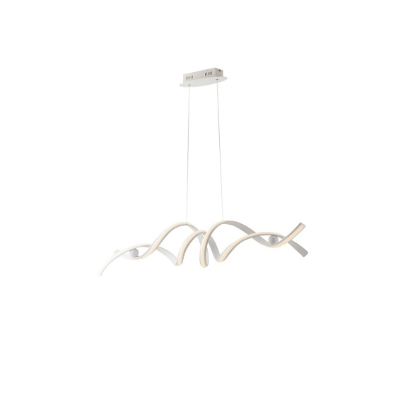 Luce Ambiente Design MYSTRAL-S LED mennyezeti függőlámpa MYSTRAL | 60W integrált LED forrás | a kábelen | fehér