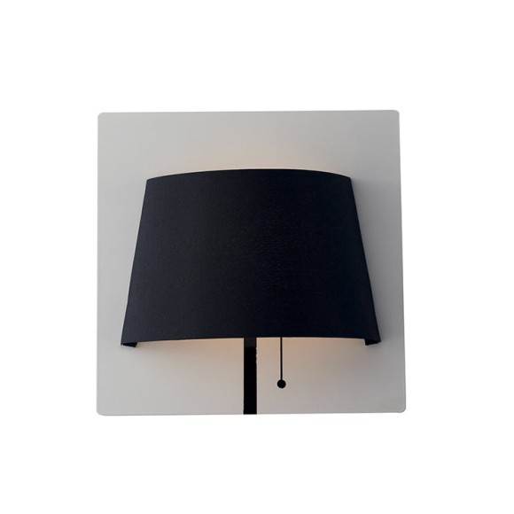 Luce Ambiente Design WHAROL-WB LED fali lámpa WHAROL | 6W integrált LED forrás | kapcsolóval | fehér | fekete