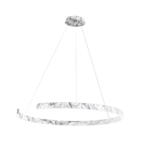 Luce Ambiente Design NAVEL-S100-MB LED mennyezeti függőlámpa NAVEL | 50W integrált LED forrás | a kábelen | fehér