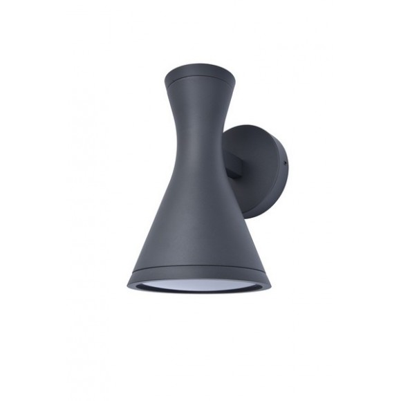 Lutec 5206701012 kültéri fali lámpa Brund 2x15W | GU10 | IP44 - fekete