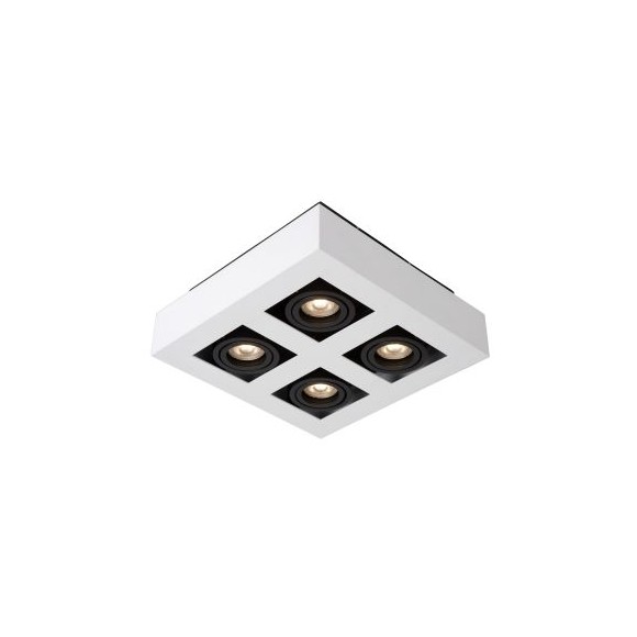 Lucide 09119/21/31 LED mennyezeti spotlámpa Xirax 4x5W | GU10 | 2200-3000K - Dim to warm