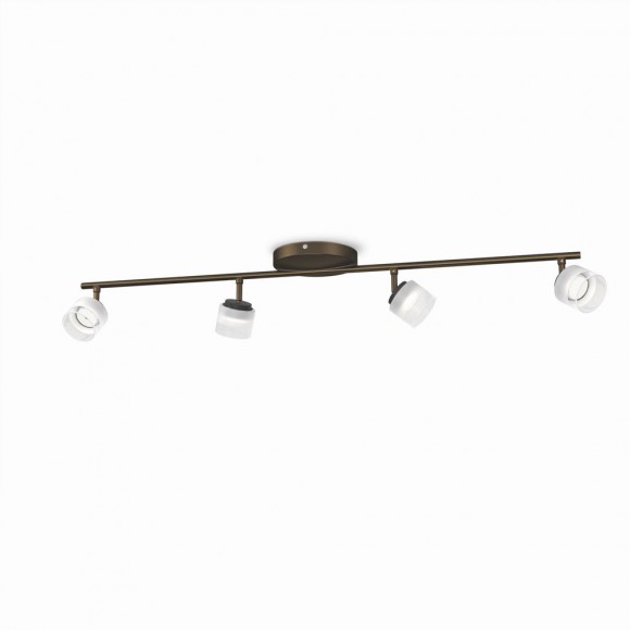 Philips 53334/06/16 LED mennyezeti spotlámpa Fremont 4x4W | 1320lm | 2700K - bronz