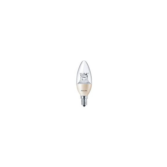 LED energiatakarékos izzó Philips 4W -> ekvivalens 25W E14 - MASTER LEDcandle DT 4-25W E14 827 B38 CL