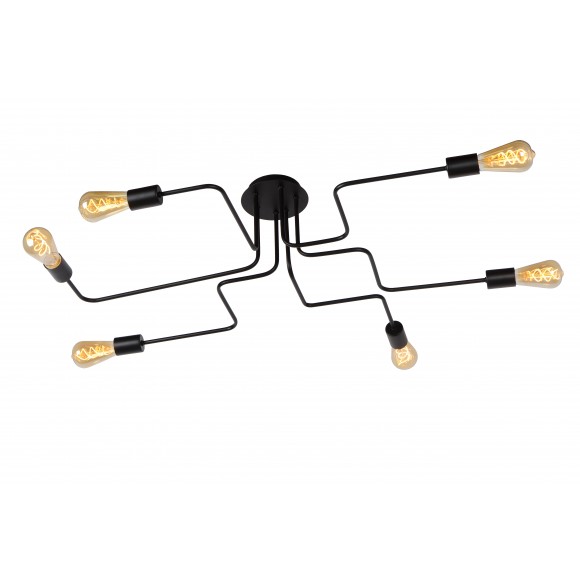 Lucide 21112/06/30 mennyezeti lámpa Lester 6x40W|E27