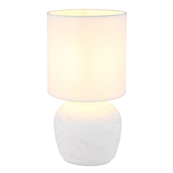 Globo MARBLE 21739W asztali lámpa E14