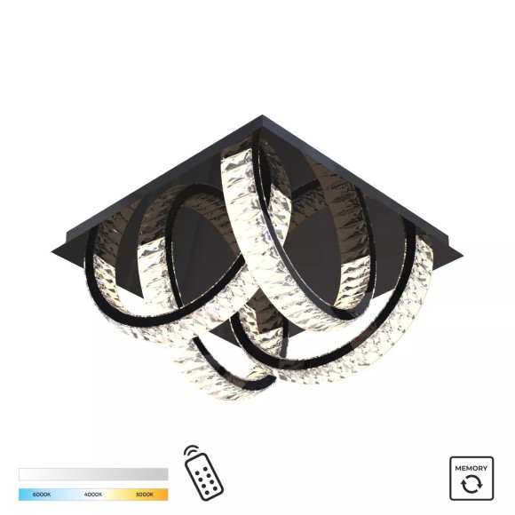 Zuma Line 003064-028397 LED mennyezetre szerelhető lámpa TULA integrált LED forrás
