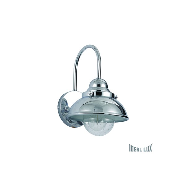 falilámpa Ideal Lux Sailor AP1 Cromo D20 1x100W E27 - rusztikus színű fali lámpa