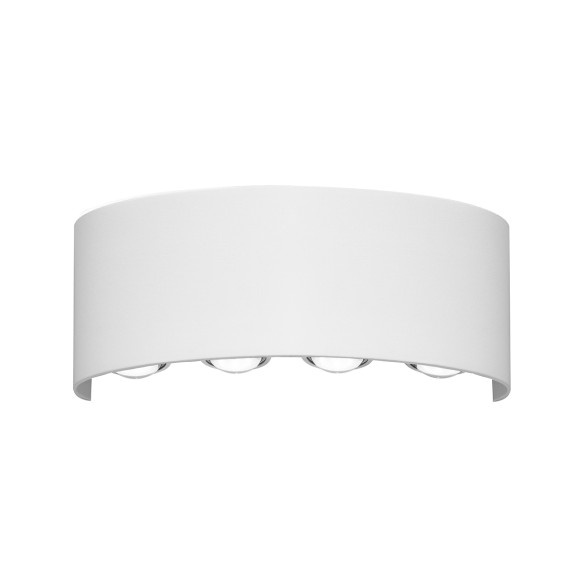 Italux OWL-6650-4-WH-3K LED kültéri fali lámpa Ortelo | 8W integrált LED forrás | 738lm | 3000K