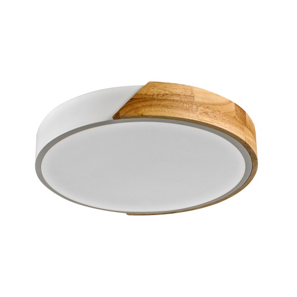 Italux PLF-13186-WH-WO LED mennyezetre szerelhető lámpa Nastro | 24W LED | 2400lm | 3000K