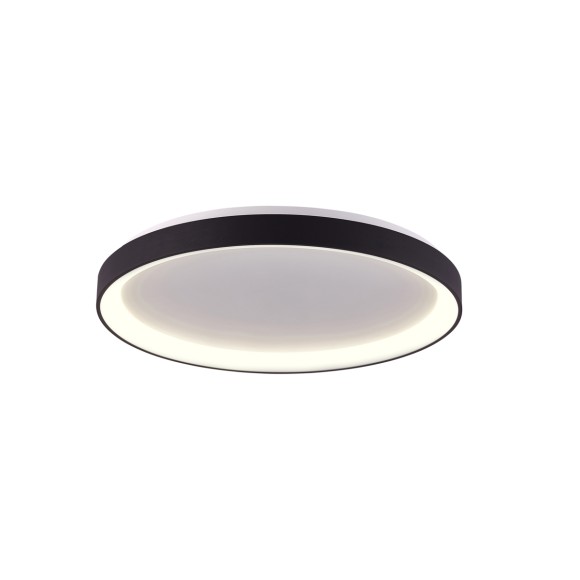 Italux PLF-53675-058RC-BK-3K LED mennyezetre szerelhető lámpa Vico | 48W integrált LED forrás | 3900lm | 3000+4000K