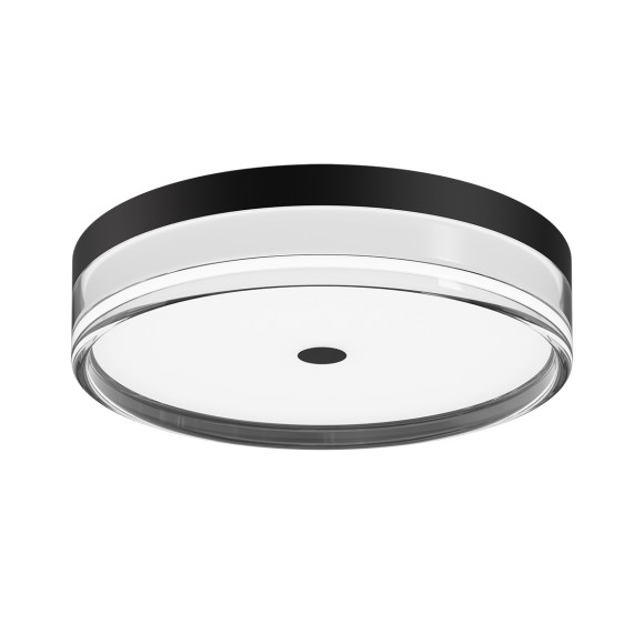 Italux PLF-64536-M-BK LED mennyezetre szerelhető lámpa Molino | 32W LED | 3600lm | 2000K