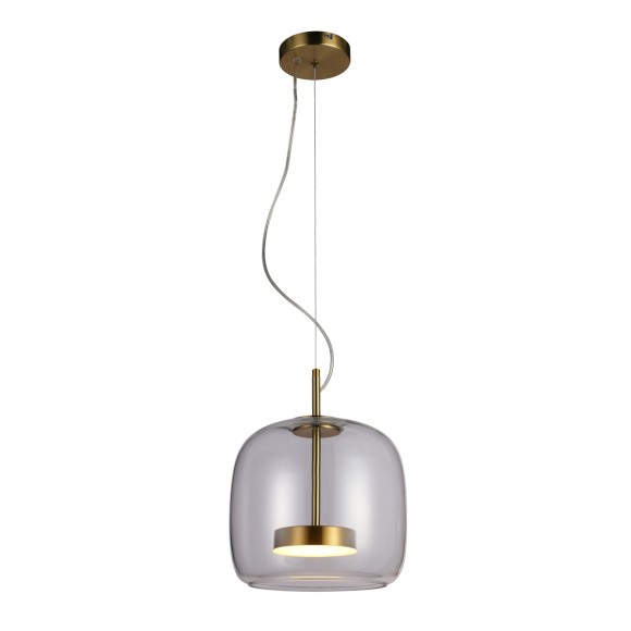 Italux PND-17760A-BRSS-CL LED mennyezeti függőlámpa Caste | 10W LED | 850lm | 3000K
