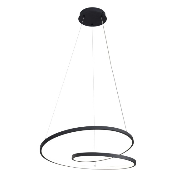 Italux PND-21692-M-BK LED mennyezeti függőlámpa Reina | 40W LED | 2600lm | 3000-6000K