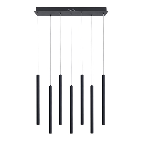 Italux PND-22302-7-BK LED mennyezeti függőlámpa Valdes | 35W LED | 1300lm | 3000-6000K