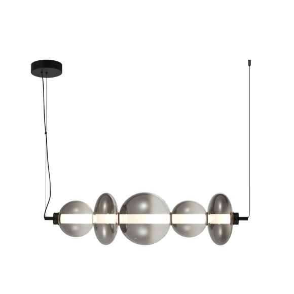 Italux PND-24352-40W-BK-SG LED mennyezeti függőlámpa Sonte | 40W LED | 5094lm | 3000K