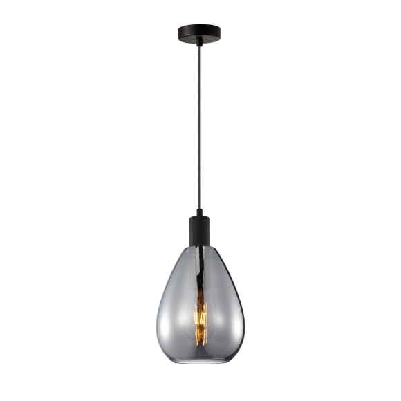Italux PND-27812-BK-SG mennyezeti függőlámpa Zulo E27
