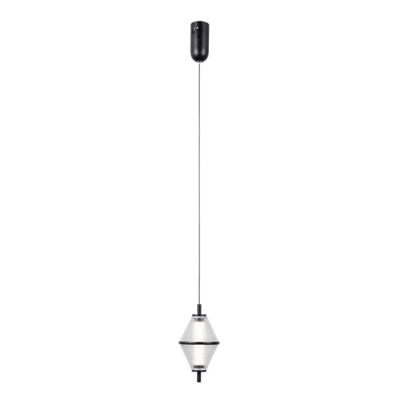 Italux PND-34395-1-BK LED mennyezeti függőlámpa Fuente | 5W LED | 422lm | 3000K