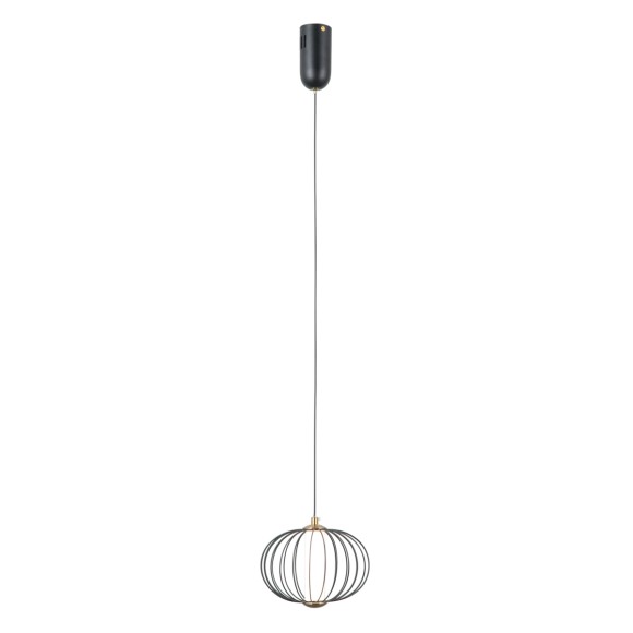 Italux PND-344221-1-BK LED mennyezeti függőlámpa Rabel | 5W LED | 432lm | 3000K