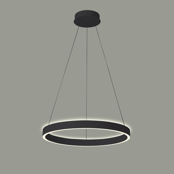 Italux PND-56215D-080RPC-BK LED mennyezeti függőlámpa Brasco Up Down | 80W integrált LED forrás | 3900lm | 3000+4000K