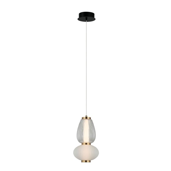 Italux PND-74937-2-BK LED mennyezeti függőlámpa Gastel | 8W LED | 490lm | 3000K