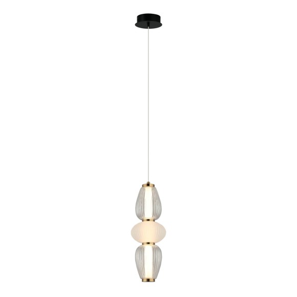 Italux PND-74937-3-BK LED mennyezeti függőlámpa Gastel | 16W LED | 1000lm | 3000K