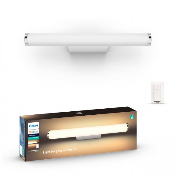 Philips Hue 34028/31/P7 fali lámpa fürdőszobába Adore 1x13W|2200-6500K|IP44 - Bluetooth, White Ambiance